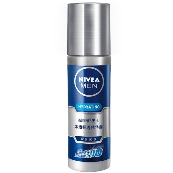 
                                        
                                                                                妮维雅(NIVEA)男士水活畅透精华露50g（小蓝管精华液 保湿补水 乳液面霜）                