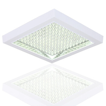 
                                        SHOPP LED吸顶灯厨卫灯厨房洗手间明装正方形白光4W6W8W12W 1603-6W                
