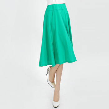 女装 半身裙 私宠 夏装新款 休闲中长裙 重磅纱垂感半.