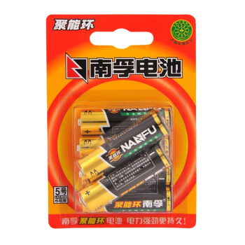 
                                        
                                        南孚(NANFU)聚能环5号电池6粒碱性电池/儿童玩具/血压计/挂钟/鼠标键盘遥控器电池LR6AA                