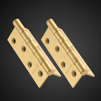名门五金4*3*3不锈钢吸塑包装合页 门铰 静音合页 拉丝金 金拉丝