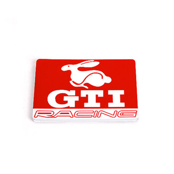 翼贴gti大众高光铝合金车标 金属车标 车贴 k3-055805004