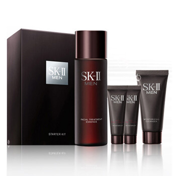 专柜正品skii/sk-ii/sk2 男士焕活护肤精华 套装 75ml 20g 5g 5g