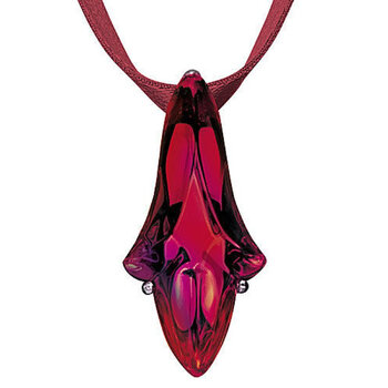 baccarat 巴卡拉 女士水晶透明项链 2606999 红色 f