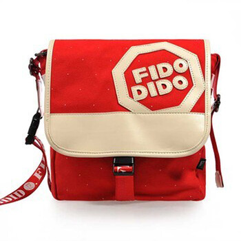 菲都狄都fidodido秋季新款女包韩版时尚斜跨单肩帆布包