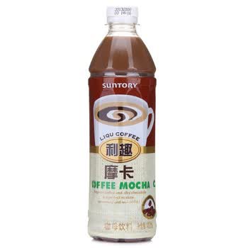 三得利 利趣摩卡咖啡饮料480ml瓶