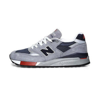 new balance 新百伦 男士绒面革简约运动鞋 m998gnr 灰色 us11