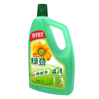 绿劲地板清洁剂1.5L 松木香 抑菌去污光亮 木地板瓷砖大理石拖地清洗