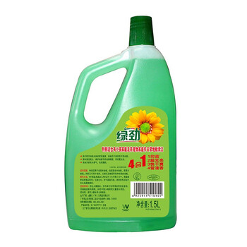 绿劲地板清洁剂1.5L 松木香 抑菌去污光亮 木地板瓷砖大理石拖地清洗