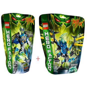 乐高lego 英雄工厂 44008突波 44009雷电龙组合装 此2款可以合体