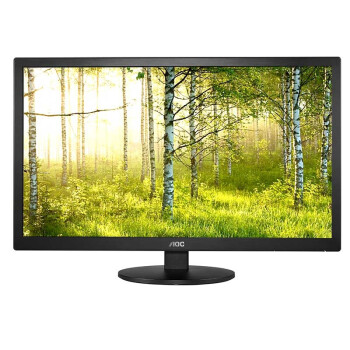 aoc m2770v 27英寸寬屏led背光mva廣視角液晶顯示器(黑色)