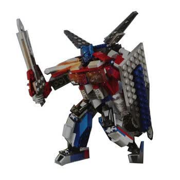 孩之宝 hasbro 酷垒 变形金刚积木 狩魔战士擎天柱 a2203