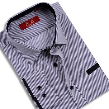 2014老字号北京红都男装长袖衬衫男士红色衬衣男商务衬衫30544 k30435