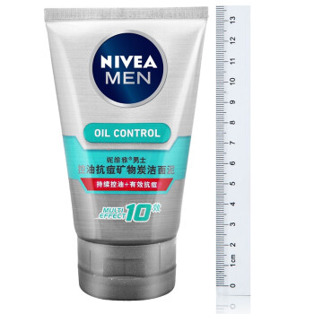 
                                        
                                                                                妮维雅(NIVEA)男士控油抗痘矿物炭洁面泥100g（洗面奶 护肤化妆品）                