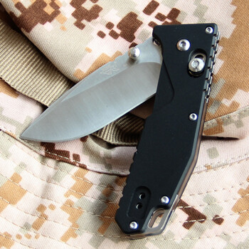 三刃木 工具刀 lb-763黑色 带开瓶器 (户外探险折叠刀,救生军刀,多