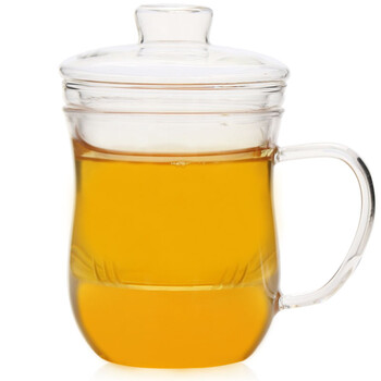 chofeel楚菲尔 优雅三件杯 带茶漏 玻璃杯子 水杯 茶杯 350ml b-1037