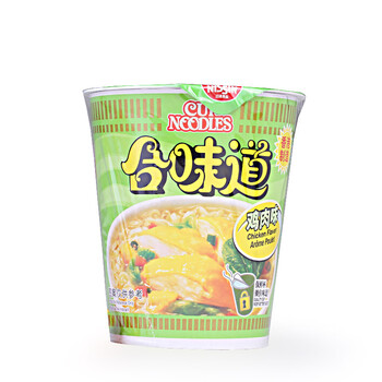 香港 日清合味道油炸型方便面碗装75g 鸡肉味