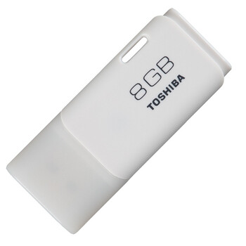 
                                        东芝（TOSHIBA）8GB USB2.0 U盘 U202经典隼系列 电脑 车载白色U盘                
