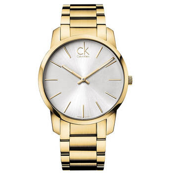 ck卡文克莱(calvinklein)手表city系列情侣表男表夜光pvd镀金表带表壳
