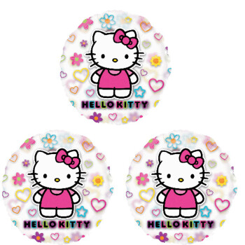 孩派HighParty生日用品/生/26寸Hello Kitty圆形铝箔气球/1个