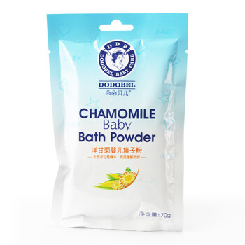 朵朵贝儿 婴儿爽身粉痱子粉补充装70g