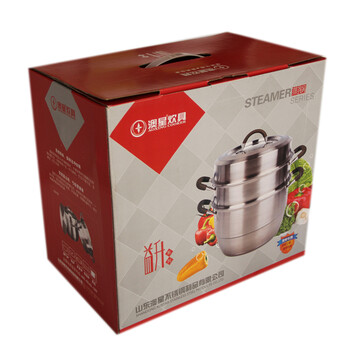 澳星AoXing 30CM不锈钢复底双层蒸锅SZ3002F