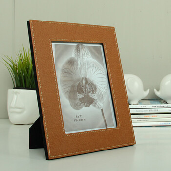 富居 婚纱像框相框架照片框相册影集组合摆台 摩卡棕 10寸