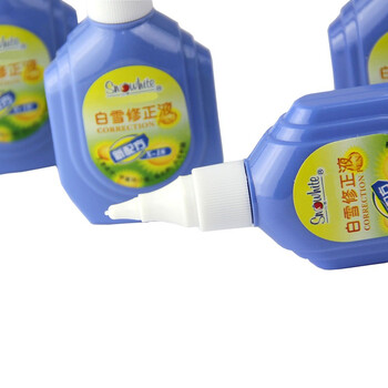 白雪（snowhite）X-18修正液18ml学生涂改液学习办公改正液多用途修正笔蓝瓶单支装