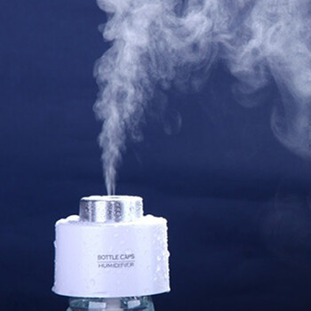 瓶盖USB加湿器精油香薰机 白色瓶