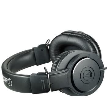 铁三角（Audio-technica）ATH-M20x 入门级专业监听头戴式耳机 直播音乐剪辑听书