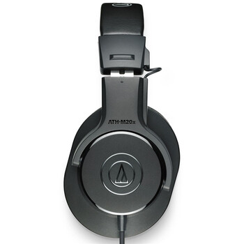 铁三角（Audio-technica）ATH-M20x 入门级专业监听头戴式耳机 直播音乐剪辑听书