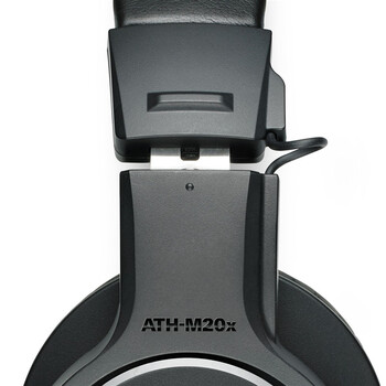铁三角（Audio-technica）ATH-M20x 入门级专业监听头戴式耳机 直播音乐剪辑听书