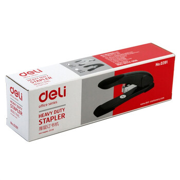 得力（deli）(deli)60页厚层大订书机/订书器 大号加厚订书机 适配23/10订书钉 0391