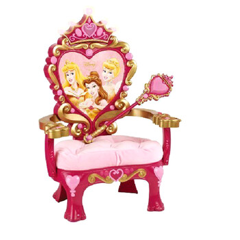 迪士尼 disney公主玩具 皇室魔幻宝座 彩光录音 儿童摄影道具 女孩