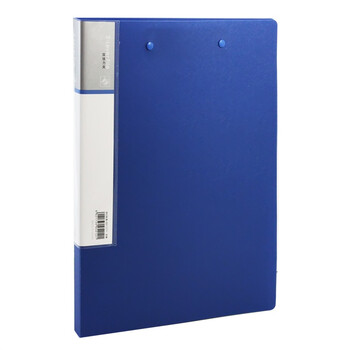 得力（deli）12只A4睿商高档系列金属双强力夹硬文件夹 大容量试卷资料夹合同票据诗朗诵签约夹板办公用品 5412