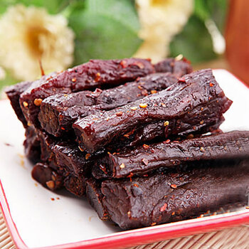 内蒙特产 风干牛肉干 蒙萃源王爷府牛肉干香辣味200gx2