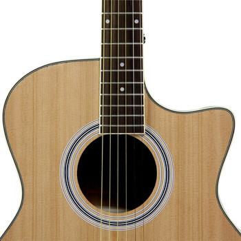 hawks鹰牌a-16mc民谣吉他40寸缺角开放式哑光