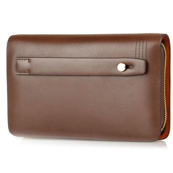 l alpina阿尔皮纳袋鼠)真皮商务休闲男士长款拉链口男钱包910030331by