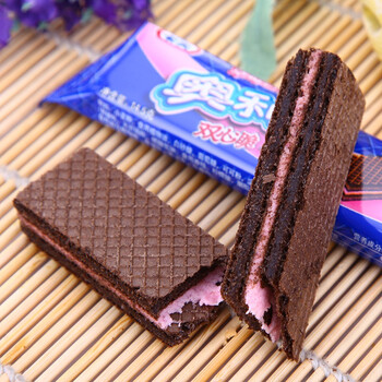 卡夫奥利奥双心脆威化草莓口味230g*2盒