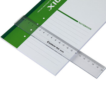 齐心(COMIX) 20cm办公文具通用直尺 测量绘图尺子 办公用品B3250