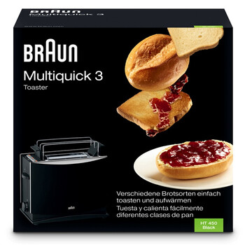 德国博朗（Braun） HT450 多士炉 面包机 吐司机 烤面包机 家用