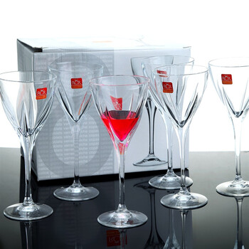 RCR 250ml礼盒熔合无铅水晶高脚红酒杯（六个装）R239880
