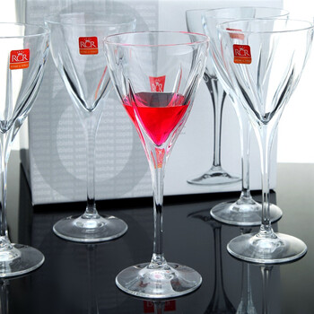 RCR 250ml礼盒熔合无铅水晶高脚红酒杯（六个装）R239880