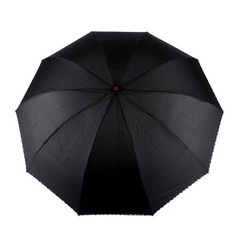 
                                        
                                        美度 一甩干男士商务超大防风折叠晴雨两用伞 M5010黑色                