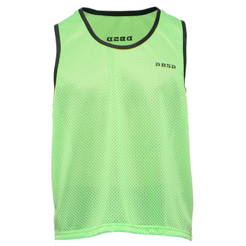 双星运动背心男款大网眼超强导汗足球服分队运动背心 22512 荧光绿