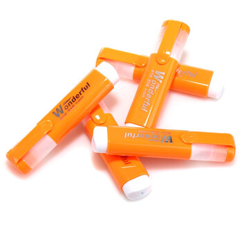 金万年荧光笔扁方形 手帐可用水性记号笔 重点醒目标记笔 彩色笔 -橙色(5支装)G-0520-005 金万年荧光笔扁方形 手帐可用水性记号笔 重点醒目标记笔 彩色笔 -橙色(5支装)G-0520-005