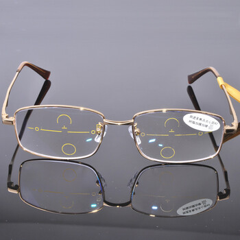 毕加索老花镜 渐进多焦点树脂镜片 度数可选8901 350度