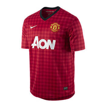 耐克nike 12-13曼联主场短袖足球服 球衣 t恤 479278 623色 s