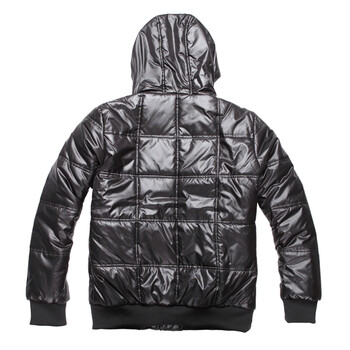 德尔惠deerway 男式厚棉夹克外套14112418 黑色 s(男)