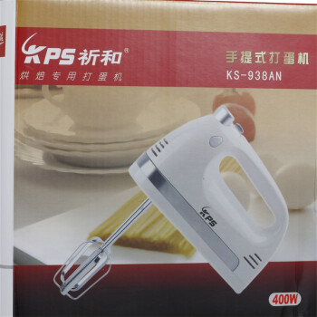 
                                        祈和（KPS）KS-938AN 电动打蛋器不锈钢打蛋网 白色                